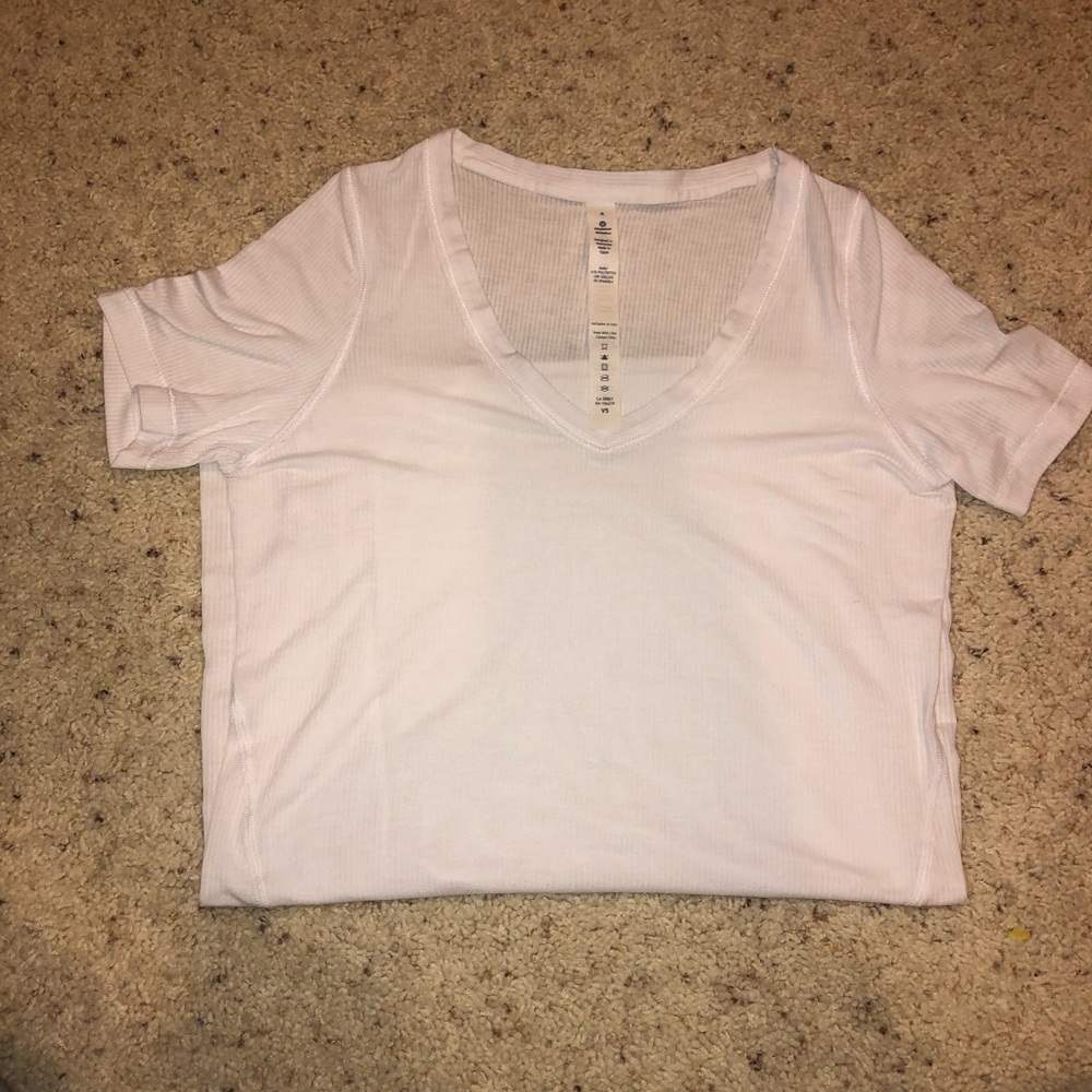 LULULEMON KARMADAY SS WHITE TEE